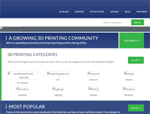 Tablet Screenshot of 3dfilemarket.com